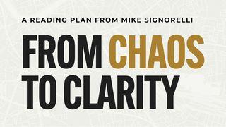 From Chaos to Clarity Joshua 4:1-24 English Standard Version 2016