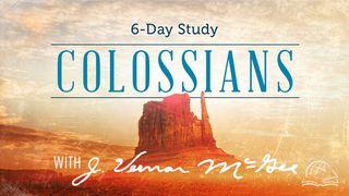 Thru the Bible—Colossians Colossians 1:8 New International Version (Anglicised)