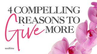 Why Give? 4 Compelling Reasons to Give More Philipper 1:6 Neue Genfer Übersetzung
