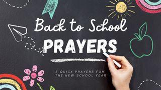 Back to School Prayers Psalmen 91:11 Darby Unrevidierte Elberfelder