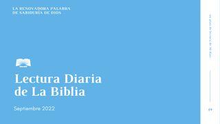 Lectura Diaria De La Biblia De Septiembre 2022, La Renovadora Palabra De Dios: Sabiduría Salmos 1:1 Biblia Reina Valera 1960