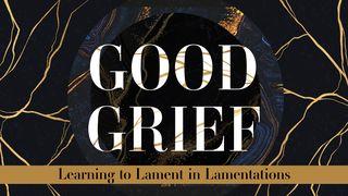Good Grief Part 4: Learning to Lament in Lamentations Lamentations 3:37-39 The Message