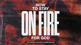 How to Stay on Fire for God Apostelgeschichte 28:1-30 Neue Genfer Übersetzung