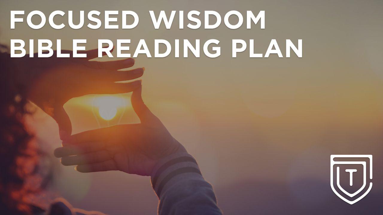 Focused Wisdom Bible Reading Plan