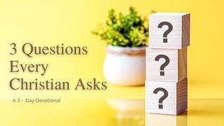 3 Questions Every Christian Asks 1 Peter 5:6-14 Christian Standard Bible