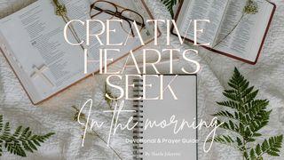 Creative Hearts Seek: In the Morning Devotional and Prayer Guide Hechos 3:21 Nueva Versión Internacional - Español