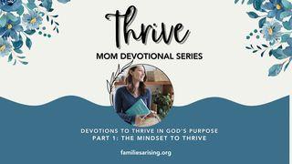 THRIVE Mom Devotional Series Part 1: The Mindset to Thrive Lettera agli Efesini 6:11-18 Nuova Riveduta 2006