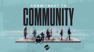 Commitment to Community Luke 3:21-22 New Revised Standard Version