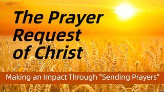 The Prayer Request of Christ; "Making an Impact Through Sending Prayers." John 6:39-40 Christian Standard Bible