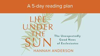 Life Under the Sun: The Unexpectedly Good News of Ecclesiastes Ecclesiastes 1:1-11 New International Version