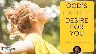 God's Heartfelt Desire for You Psalms 22:14-15 The Message