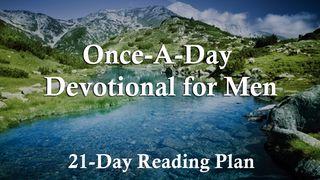 NIV Once-A-Day Bible for Men Psalms 96:13 New International Version