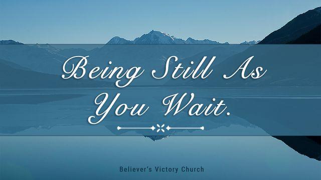 Being Still as You Wait