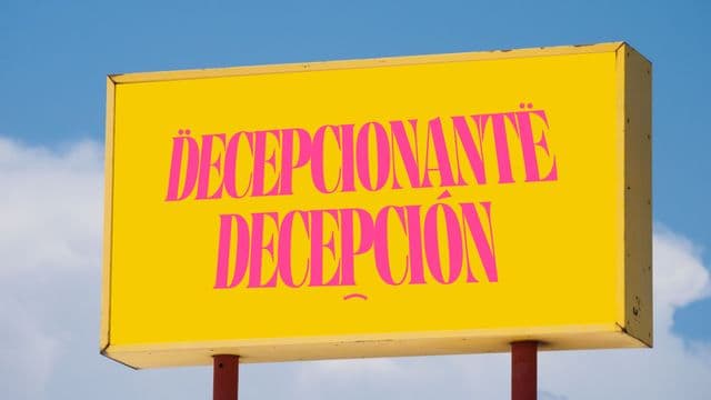 Decepcionante Decepción