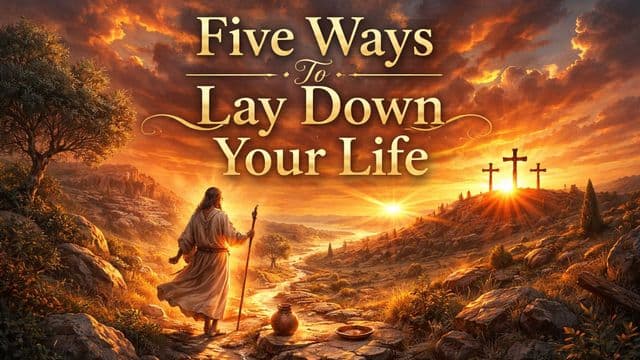Five Ways to Lay Down Your Life