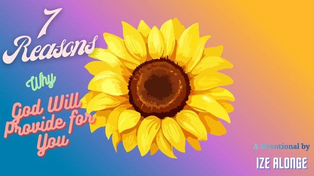 7 Reasons Why God Will Provide for You