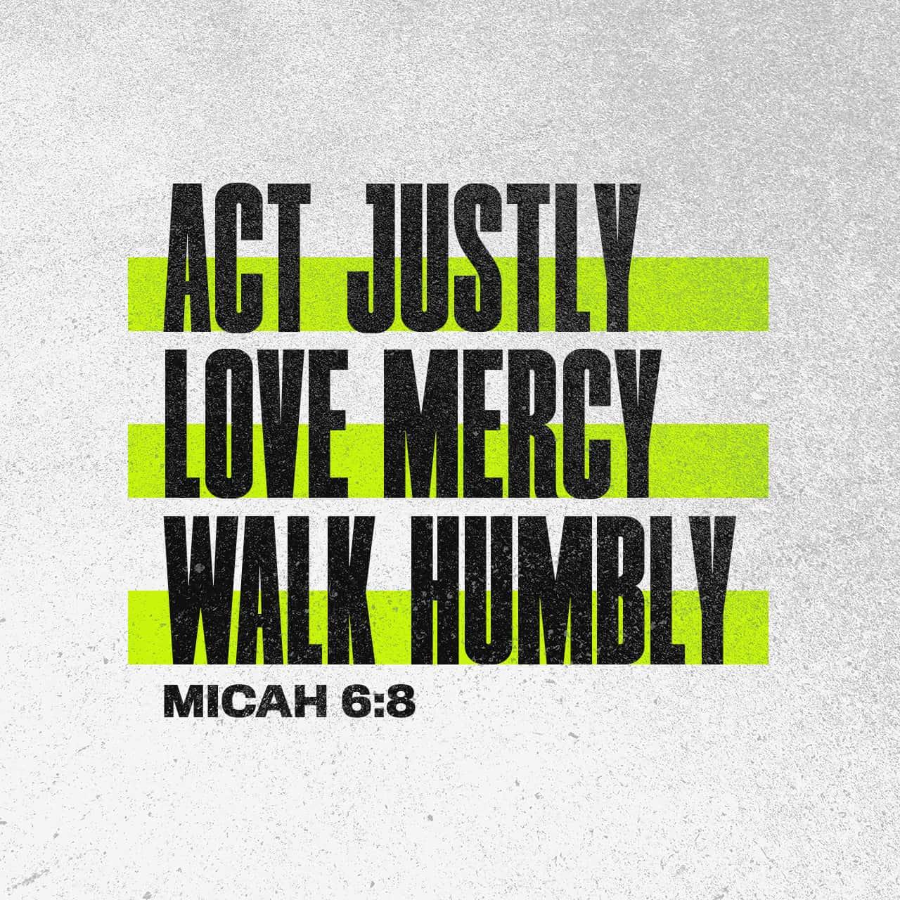Bible Verse of the Day - day 91 - image 58093 (Micah 6:1-8)