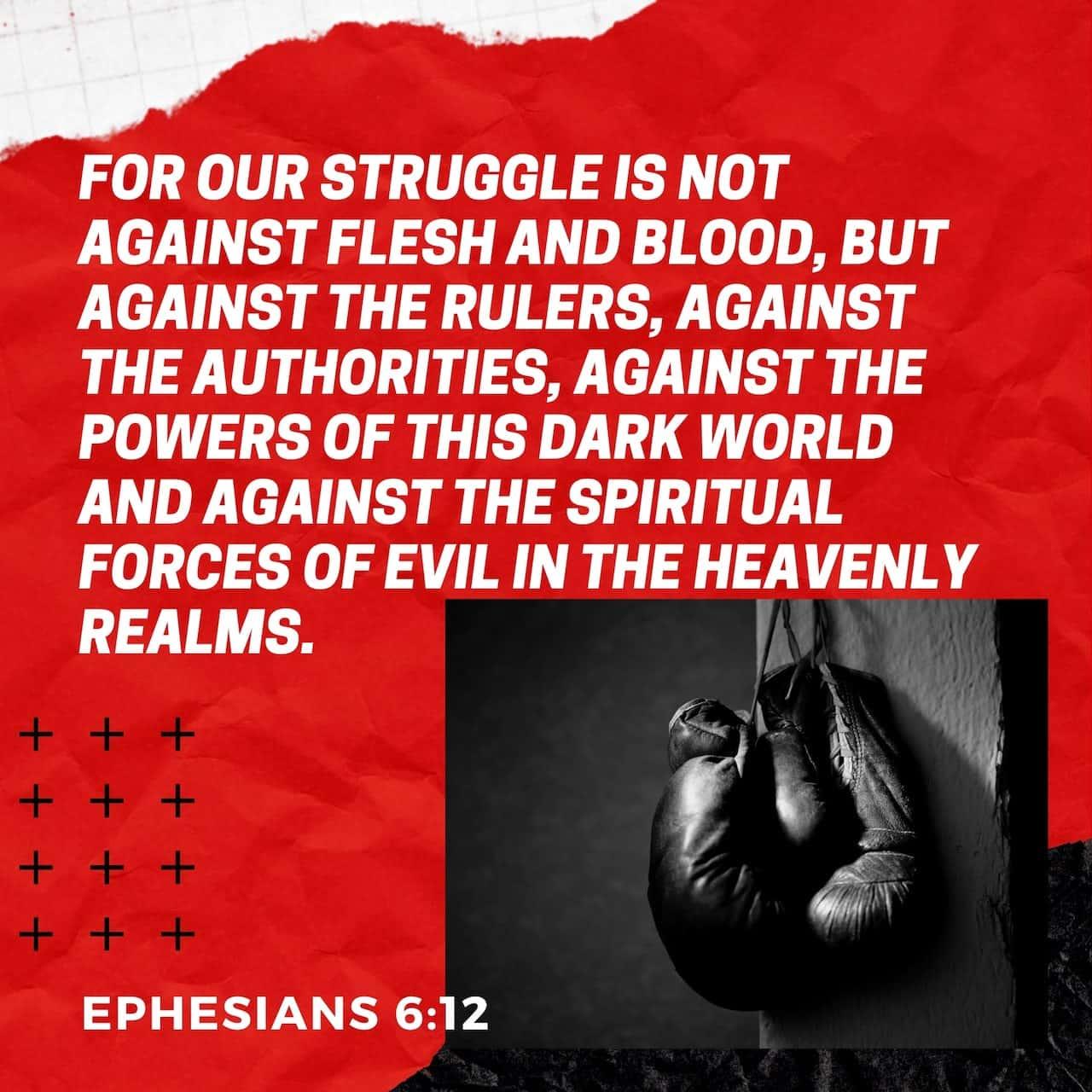 Bible Verse of the Day - day 160 - image 71281 (Ephesians 6:12)