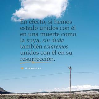 Romanos 6:5 - Si nos hemos unido a Cristo en una muerte como la suya, también nos uniremos a él en su resurrección.