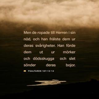 Psaltaren 107:13 B2000