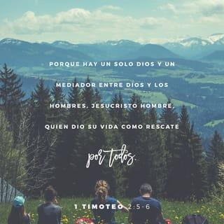 1 Timoteo 2:5 RVR1960