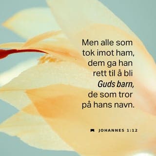 Johannes’ evangelium 1:12-13 - Men hver og en som tror på Hans navn og velger å ta imot Ham, dem ga Han rett til å bli Guds barn. De vil bli født på ny, ikke med en ny fysisk kropp, men i sin ånd – som en Guds skapning.
