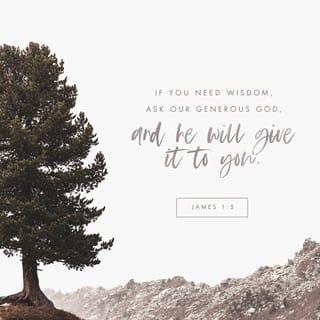 James 1:5 - But if any of you needs wisdom, you should ask God for it. He is generous to everyone and will give you wisdom without criticizing you.