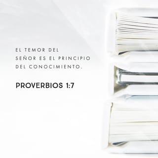 Proverbios 1:7 RVR1960 Biblia Reina Valera 1960
