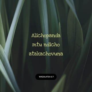 Gal 6:7-10 - Msidanganyike, Mungu hadhihakiwi; kwa kuwa cho chote apandacho mtu, ndicho atakachovuna. Maana yeye apandaye kwa mwili wake, katika mwili wake atavuna uharibifu; bali yeye apandaye kwa Roho, katika Roho atavuna uzima wa milele. Tena tusichoke katika kutenda mema; maana tutavuna kwa wakati wake, tusipozimia roho. Kwa hiyo kadiri tupatavyo nafasi na tuwatendee watu wote mema; na hasa jamaa ya waaminio.