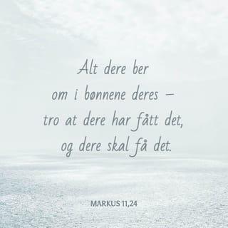 Markus 11:24 NB Norsk Bibel 88/07
