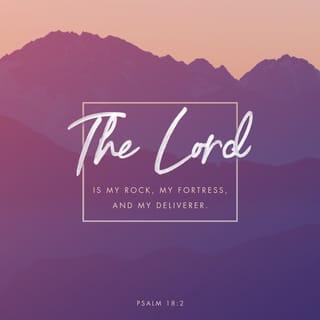 Psalms 18:2 - The LORD is my rock and my fortress and my deliverer,
My God, my rock, in whom I take refuge;
My shield and the horn of my salvation, my stronghold.