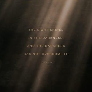 John 1:5 - The light shines in the darkness, and the darkness did not overcome it.