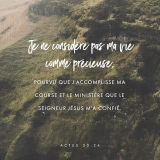 Actes 20:24 PDV2017