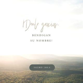 SALMOS 100:3-5 - Reconoced que Jehová es Dios;
Él nos hizo, y no nosotros a nosotros mismos;
Pueblo suyo somos, y ovejas de su prado.
Entrad por sus puertas con acción de gracias,
Por sus atrios con alabanza;
Alabadle, bendecid su nombre.
Porque Jehová es bueno; para siempre es su misericordia,
Y su verdad por todas las generaciones.