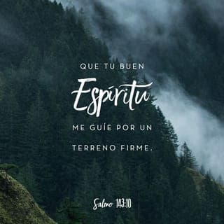Salmos 143:10-12 - Tú eres mi Dios; enséñame a hacer tu voluntad,
y que tu buen espíritu me guíe por caminos rectos.
Señor, por tu nombre, vivifícame;
por tu justicia, líbrame de la angustia;
por tu misericordia, acaba con mis enemigos;
¡destruye a los que atentan contra mi vida,
porque yo soy tu siervo!