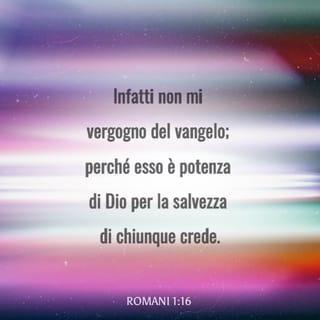 Lettera ai Romani 1:16 NR06