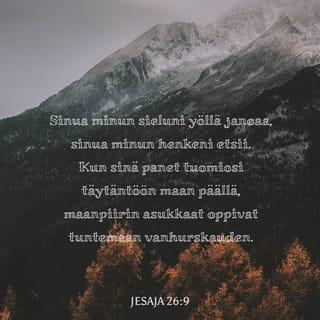Jesajan kirja 26:9 FB92