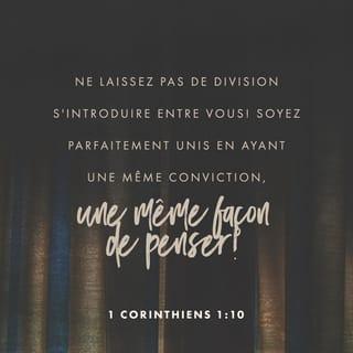 1 Corinthiens 1:10 PDV2017