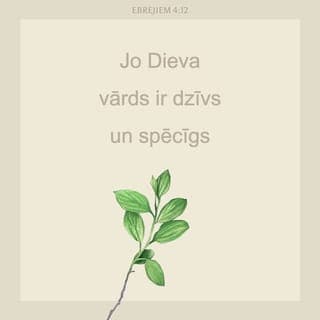 Ebrejiem 4:12-13 - Jo Dieva vārds ir dzīvs un spēcīgs un asāks par katru abās pusēs griezīgu zobenu un spiežas dziļi iekšā, līdz kamēr pāršķir dvēseli un garu, locekļus un smadzenes, un ir domu un sirds prāta tiesnesis. Un nav radījuma, kas Viņa priekšā apslēpts, bet viss ir atsegts un atklāts Viņa acīm: Viņam mēs dosim norēķinu.