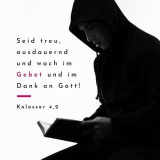 Kolosserbrief 4:2 SCH2000 Die Bibel (Schlachter 2000)