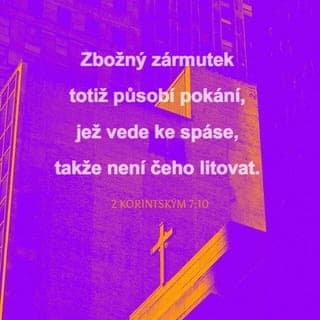 2. Korintským 7:10 - Bůh užil bolesti jako léku k vaší nápravě, takže jsem vám nijak neublížil. Lítost způsobená Bohem vede člověka ke změně postoje a tím i k záchraně, taková lítost je žádoucí. Na druhé straně nespokojenost bez Boha člověka jen ubíjí.