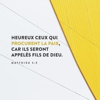 Matthieu 5:9 NFC Nouvelle Français courant