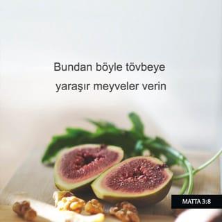 MATTA 3:7-9 - Ne var ki, birçok Ferisi'yle Saduki'nin vaftiz olmak için kendisine geldiğini gören Yahya onlara şöyle seslendi: “Ey engerekler soyu! Gelecek gazaptan kaçmak için sizi kim uyardı? Bundan böyle tövbeye yaraşır meyveler verin. Kendi kendinize, ‘Biz İbrahim'in soyundanız’ diye düşünmeyin. Ben size şunu söyleyeyim: Tanrı, İbrahim'e şu taşlardan da çocuk yaratabilir.