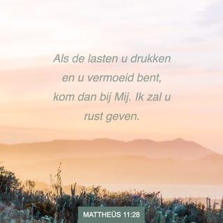 Matteüs 11:28-29 NBG51 NBG-vertaling 1951