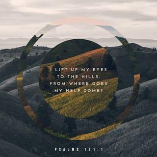 Psalms 121:1 - I look up to the mountains—
does my help come from there?