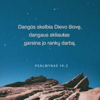 Psalmynas 19:1 - 