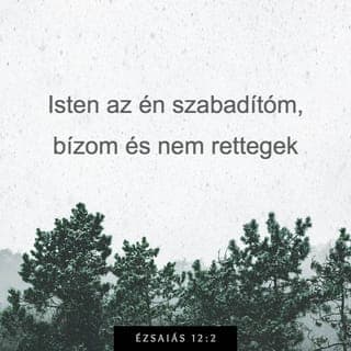 Ésaiás 12:1-5 - És így szólsz ama napon: Hálákat adok néked, oh Uram! mert jóllehet haragudtál reám, de elfordult haragod, és megvígasztaltál engemet! Ímé, az Isten az én szabadítóm! bízom és nem félek; mert erősségem és énekem az Úr, az Úr, és lőn nékem szabadítóm! S örömmel merítetek vizet a szabadító kútfejéből, És így szólotok ama napon: Adjatok hálát az Úrnak, magasztaljátok az Ő nevét, hirdessétek a népek közt nagyságos dolgait, mondjátok, hogy nagy az Ő neve. Mondjatok éneket az Úrnak, mert nagy dolgot cselekedett; adjátok tudtára ezt az egész földnek!
