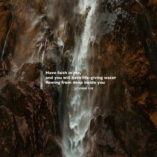 John 7:38 - If anyone believes in me, rivers of living water will flow out from their heart. That is what the Scriptures say.”