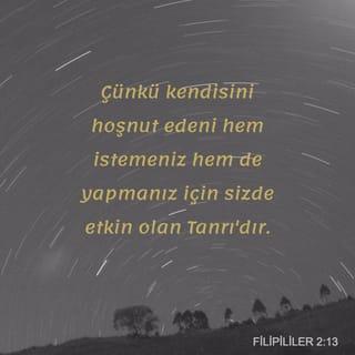 Philippians 2:13-16 - for it is God who works in you to will and to act in order to fulfill his good purpose.
Do everything without grumbling or arguing, so that you may become blameless and pure, “children of God without fault in a warped and crooked generation.” Then you will shine among them like stars in the sky as you hold firmly to the word of life. And then I will be able to boast on the day of Christ that I did not run or labor in vain.