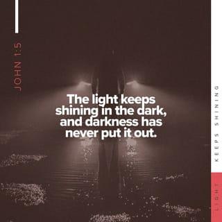 John 1:5 - And the light shineth in the darkness; and the darkness apprehended it not.